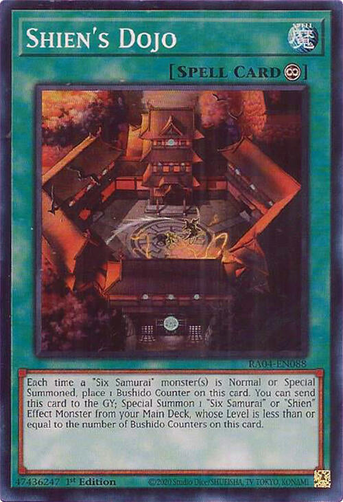Shien's Dojo (RA04-EN088) [Super Rare] - Yu-Gi-Oh!