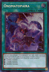 Onomatopaira (Secret Rare) (RA04-EN089) - Yu-Gi-Oh!