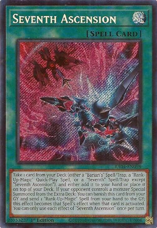 Seventh Ascension (Secret Rare) (RA04-EN098) - Yu-Gi-Oh!