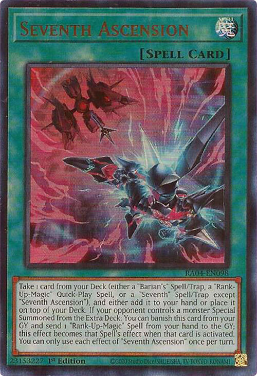 Seventh Ascension (UR) (RA04-EN098) [Ultra Rare] - Yu-Gi-Oh!