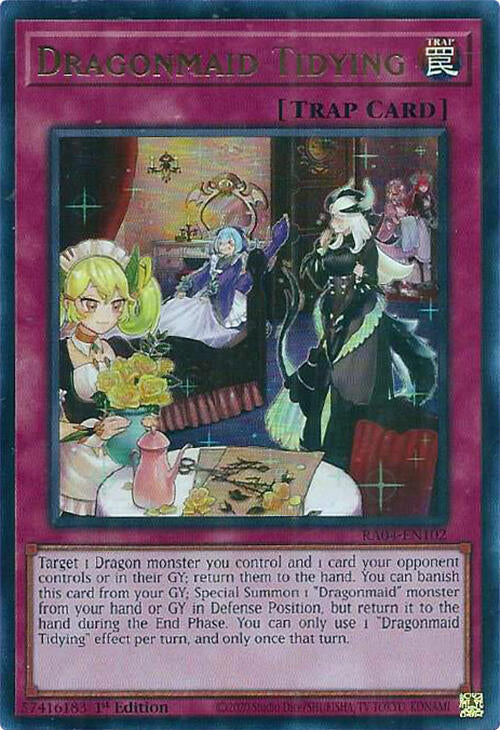 Dragonmaid Tidying (UR) (RA04-EN102) [Ultra Rare] - Yu-Gi-Oh!