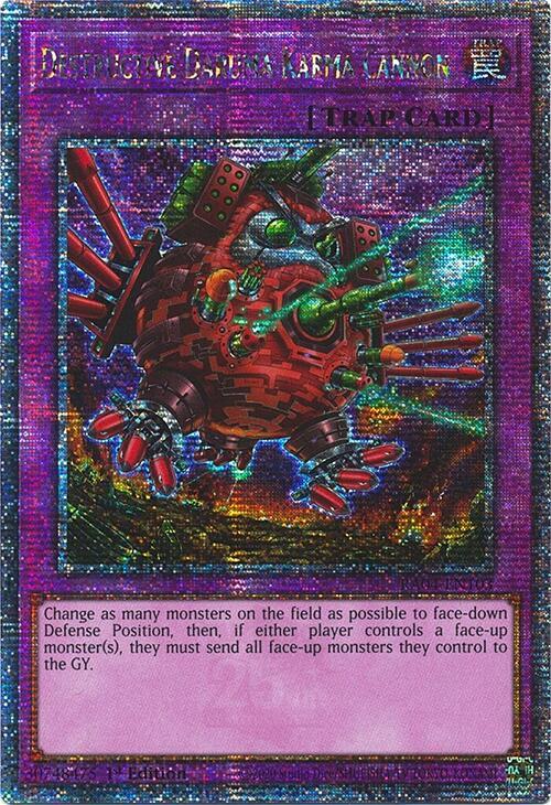 Destructive Daruma Karma Cannon (Quarter Century Secret Rare)