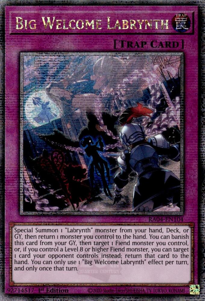 Big Welcome Labrynth (Quarter Century Secret Rare)
