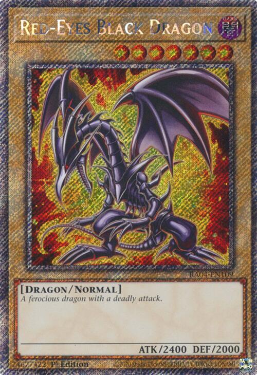 Red-Eyes Black Dragon (7th Art) (Platinum Secret Rare)