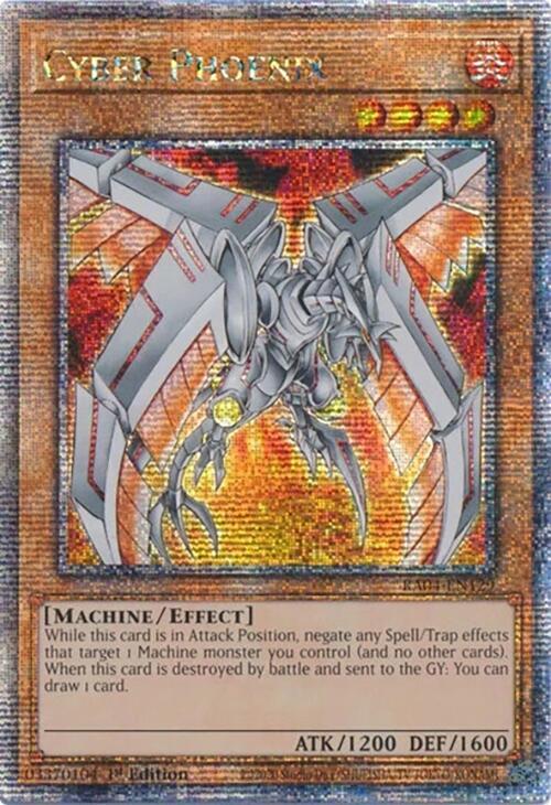 Cyber Phoenix (Quarter Century Secret Rare) (RA04-EN129) - Yu-Gi-Oh!