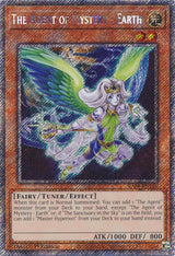 The Agent of Mystery - Earth (Platinum Secret Rare) (RA04-EN146) - Yu-Gi-Oh!