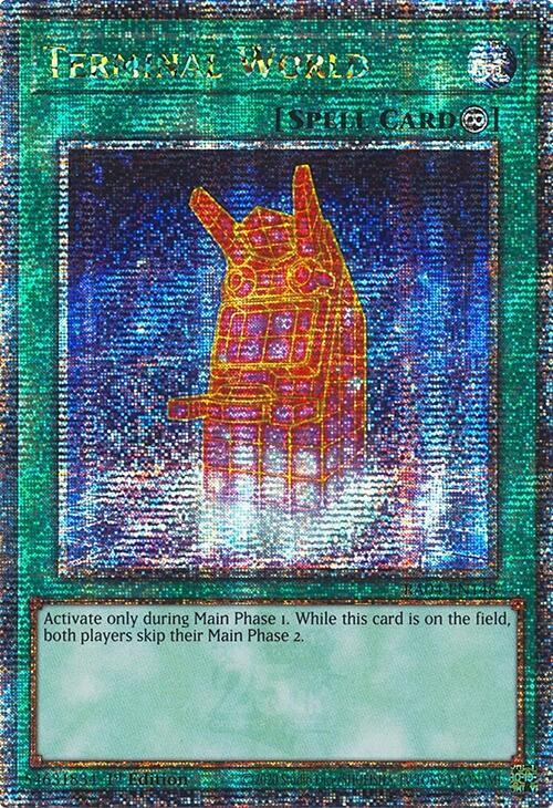 Terminal World (Quarter Century Secret Rare) (RA04-EN148) - Yu-Gi-Oh!