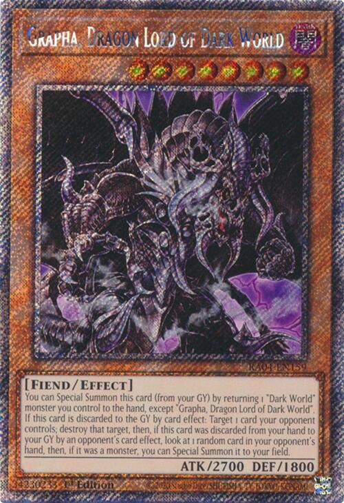 Grapha, Dragon Lord of Dark World (Platinum Secret Rare)