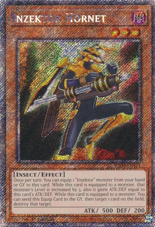 Inzektor Hornet (Platinum Secret Rare) (RA04-EN171) - Yu-Gi-Oh!