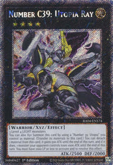 Number C39: Utopia Ray (Platinum Secret Rare) (RA04-EN174) - Yu-Gi-Oh!