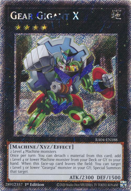 Gear Gigant X (Platinum Secret Rare) (RA04-EN188) - Yu-Gi-Oh!