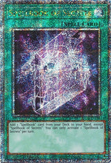 Spellbook of Secrets (Quarter Century Secret Rare) (RA04-EN189) - Yu-Gi-Oh!