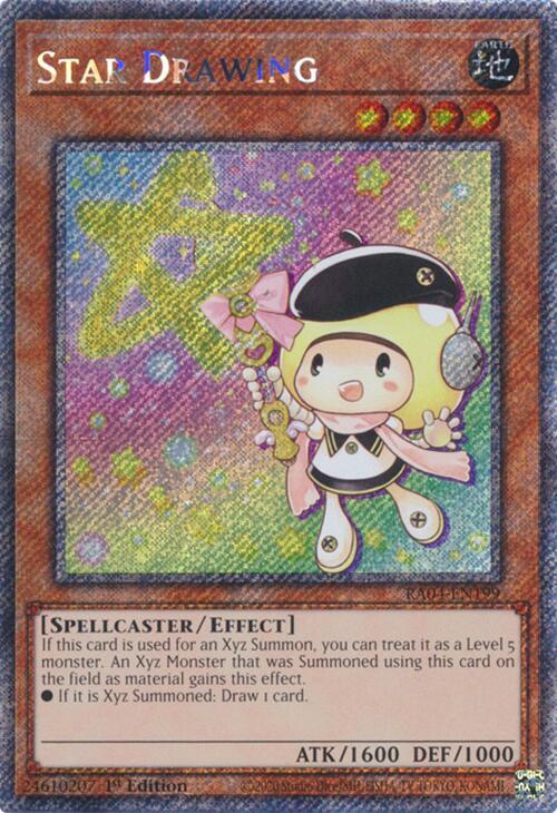 Star Drawing (Platinum Secret Rare) (RA04-EN199) - Yu-Gi-Oh!