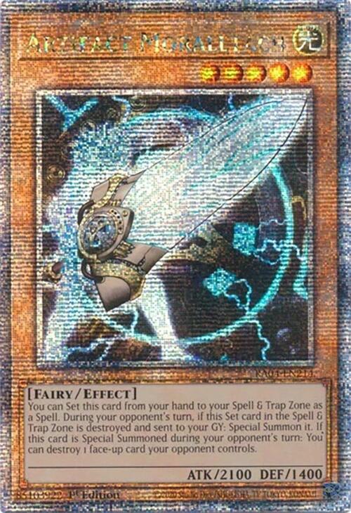 Artifact Moralltach (Quarter Century Secret Rare) (RA04-EN214) - Yu-Gi-Oh!
