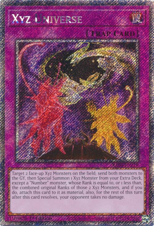 Xyz Universe (Platinum Secret Rare) (RA04-EN218) - Yu-Gi-Oh!