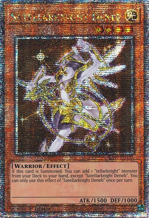 Satellarknight Deneb (Quarter Century Secret Rare) (RA04-EN227) - Yu-Gi-Oh!