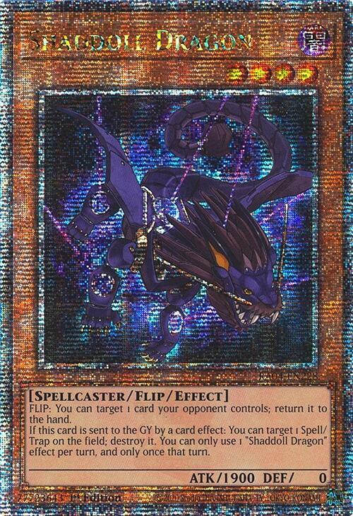 Shaddoll Dragon (Quarter Century Secret Rare) (RA04-EN228) - Yu-Gi-Oh!