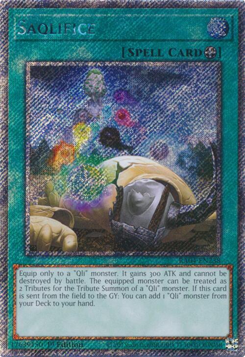 Saqlifice (Platinum Secret Rare) (RA04-EN238) - Yu-Gi-Oh!