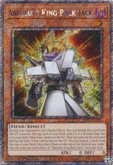 Absolute King Back Jack (Platinum Secret Rare) (RA04-EN244) - Yu-Gi-Oh!