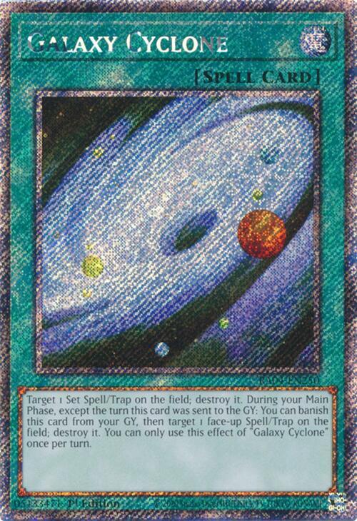 Galaxy Cyclone (Platinum Secret Rare) (RA04-EN250) - Yu-Gi-Oh!