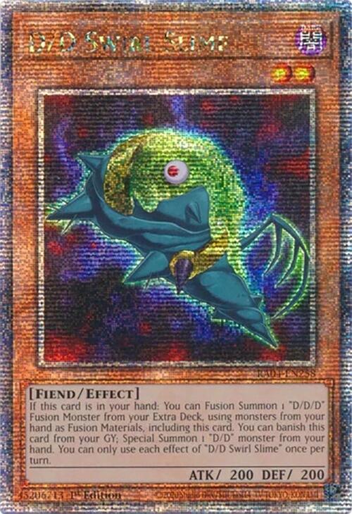 D/D Swirl Slime (Quarter Century Secret Rare) (RA04-EN258) - Yu-Gi-Oh!