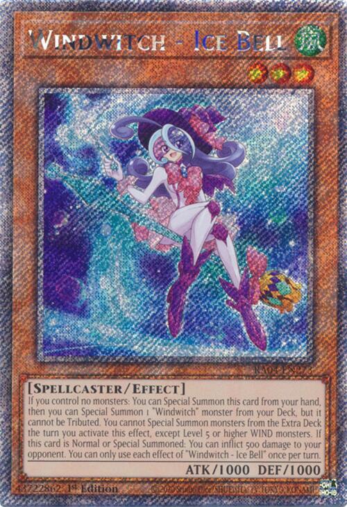Windwitch - Ice Bell (Platinum Secret Rare) (RA04-EN273) - Yu-Gi-Oh!