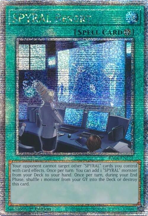 SPYRAL Resort (Quarter Century Secret Rare) (RA04-EN277) - Yu-Gi-Oh!