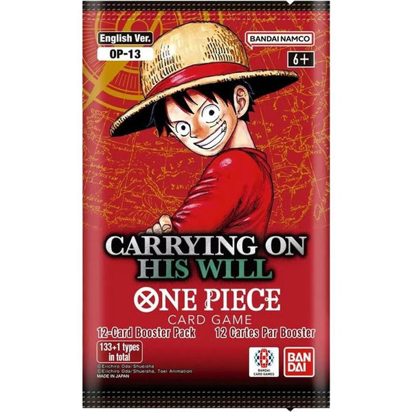 Carrying On His Will Booster Pack (OP13) - One Piece Card Game