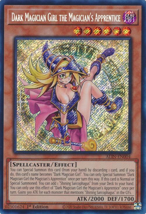 Dark Magician Girl the Magician's Apprentice (ALIN-EN004) [Secret Rare] - Yu-Gi-Oh!