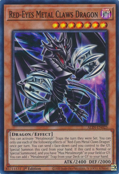 Red-Eyes Metal Claws Dragon [ALIN-EN025] Super Rare - Yu-Gi-Oh!