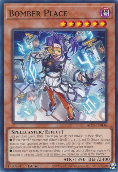 Bomber Place (ALIN-EN034) [Common] - Yu-Gi-Oh!