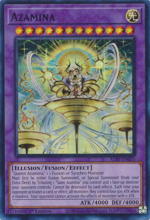 Azamina [ALIN-EN035] Super Rare - Yu-Gi-Oh!
