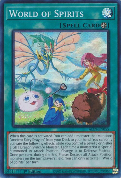 World of Spirits [ALIN-EN055] Super Rare - Yu-Gi-Oh!