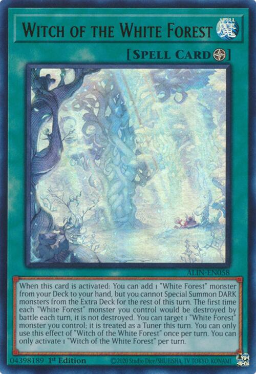 Witch of the White Forest [ALIN-EN058] Ultra Rare - Yu-Gi-Oh!