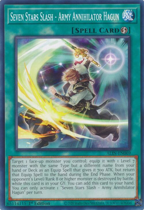 Seven Stars Slash - Army Annihilator Hagun [ALIN-EN069] Common