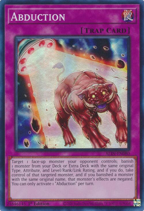 Abduction [ALIN-EN080] Super Rare - Yu-Gi-Oh!