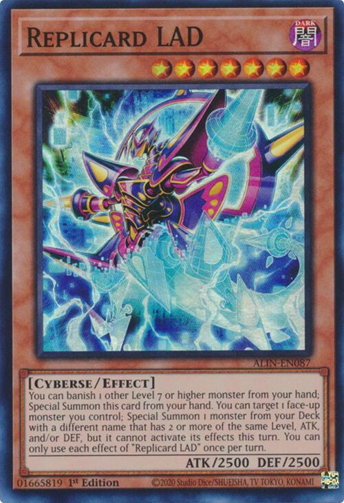Replicard LAD [ALIN-EN087] Super Rare - Yu-Gi-Oh!