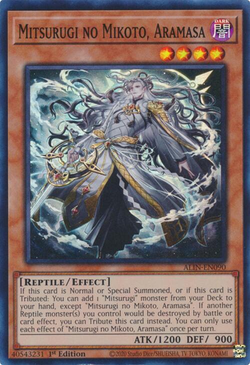 Mitsurugi no Mikoto, Aramasa