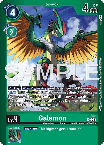 Galemon [P-166] (Limited Card Pack -Billion Bullet-) [Limited Card Pack -Billion Bullet-] - Digimon
