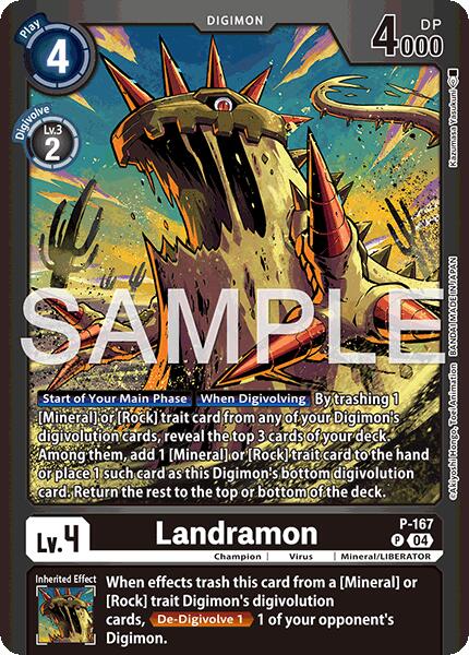 Landramon [P-167] (Limited Card Pack -Billion Bullet-) [Limited Card Pack -Billion Bullet-] - Digimon