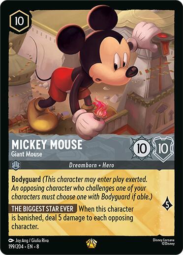 Mickey Mouse - Giant Mouse (199/204) [Reign of Jafar] - Disney