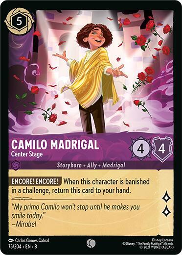 Camilo Madrigal - Center Stage