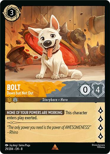 Bolt - Down but Not Out (29/204) [Reign of Jafar] - Disney