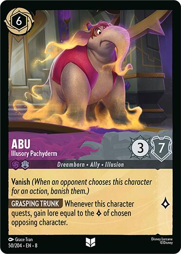 Abu - Illusory Pachyderm (50/204) [Reign of Jafar] - Disney