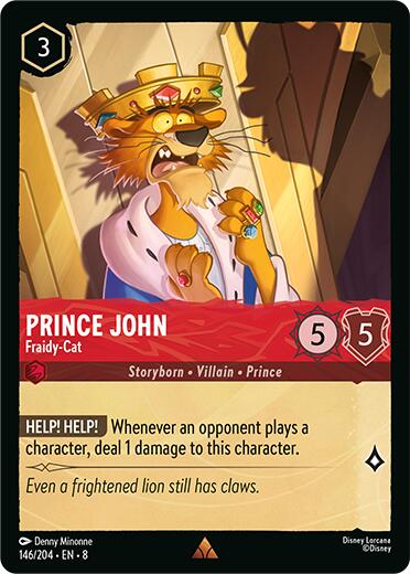 Prince John - Fraidy-Cat (146/204) [Reign of Jafar] - Disney