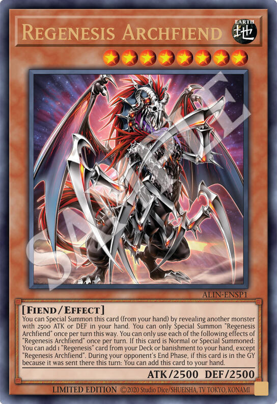 Regenesis Archfiend (ALIN-ENSP1)