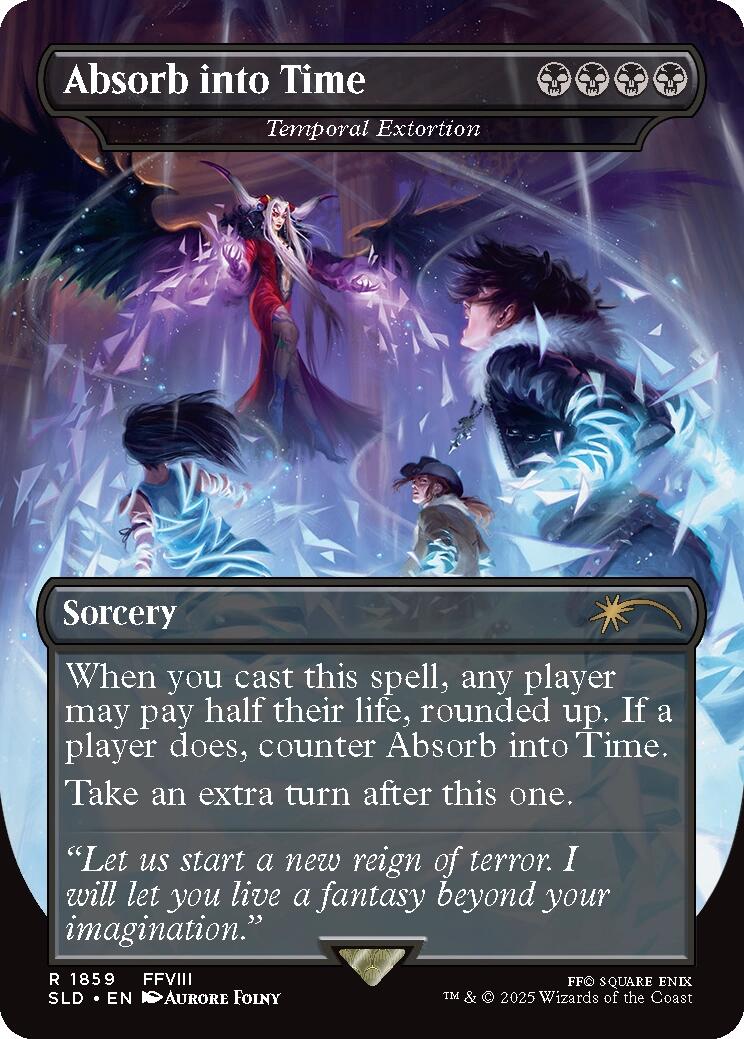 Absorb into Time - Temporal Extortion [Secret Lair Drop Series]