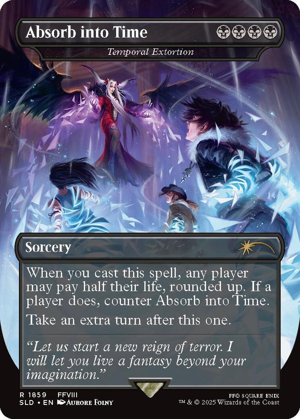 Absorb into Time - Temporal Extortion [Secret Lair Drop Series] - Magic: The Gathering