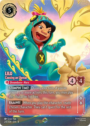 Lilo - Causing an Uproar (Enchanted) (217/204) [Reign of Jafar] - Disney