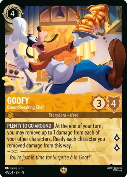 Goofy - Groundbreaking Chef (4/204) [Reign of Jafar] - Disney